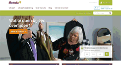 Desktop Screenshot of monuta.nl